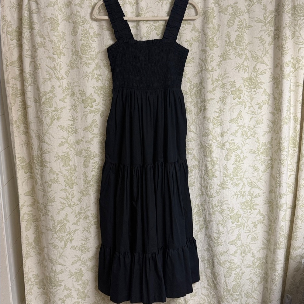 Abercrombie & Fitch Black Midi Dress - Picture 6 of 8